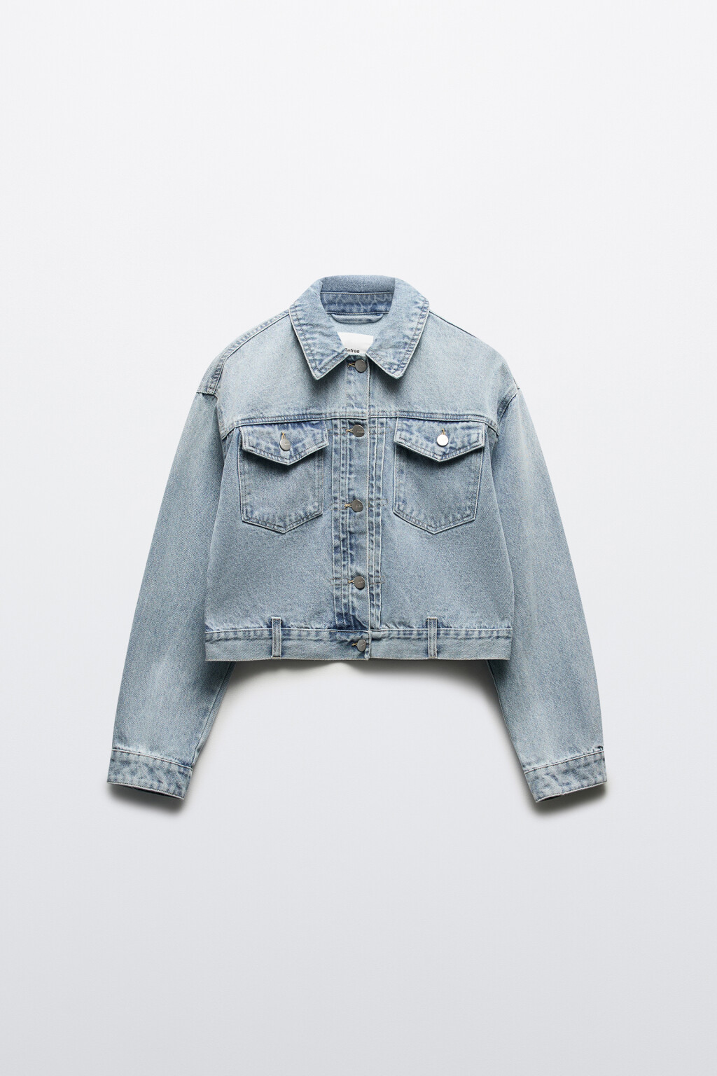 Куртка джинсовая укороченная - цвет голубой - 10