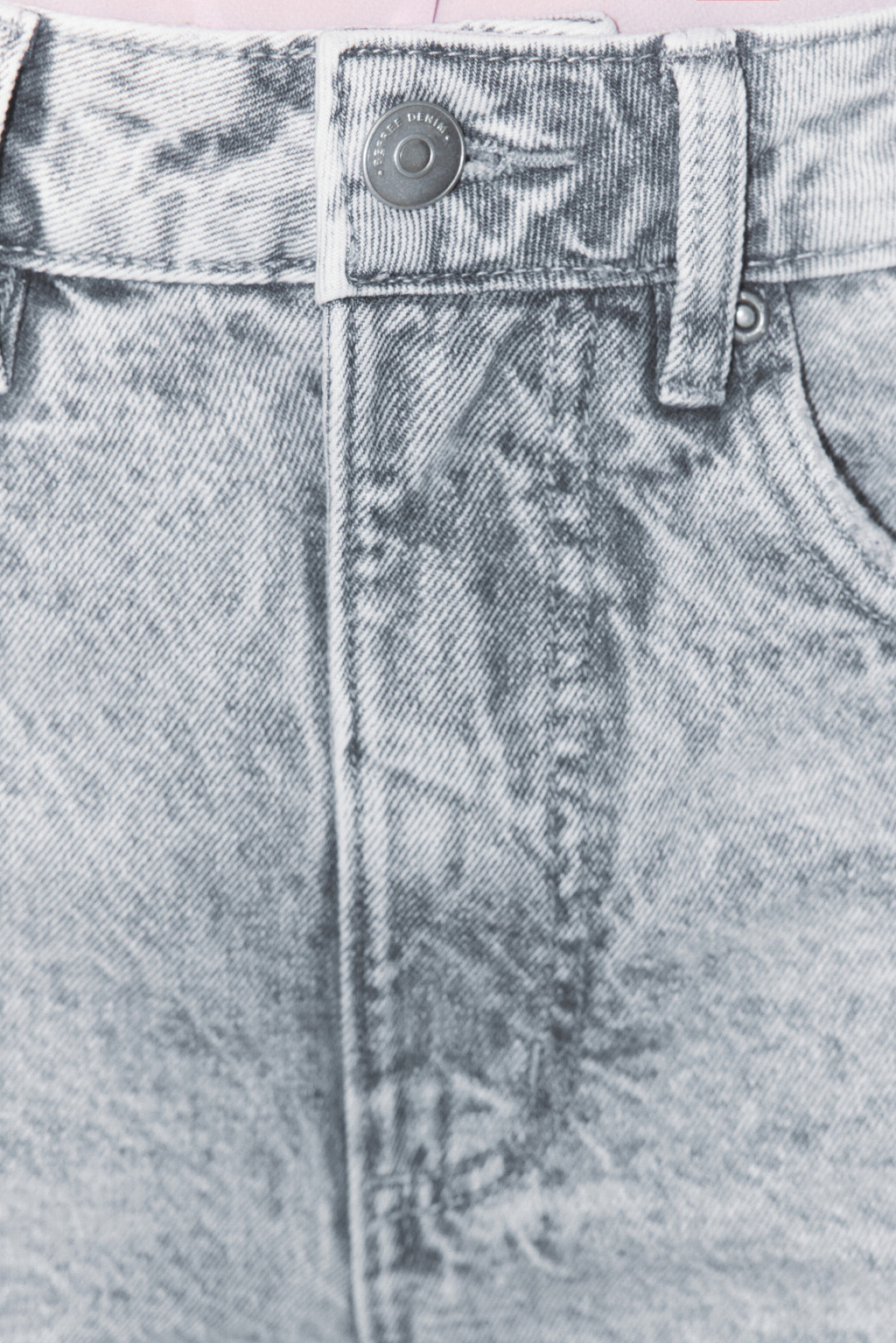 Джинсы barrel fit с открытыми срезами - цвет серый - 5