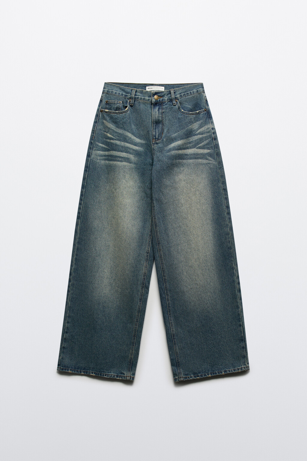 Джинсы baggy fit с низкой посадкой - цвет синий - 8