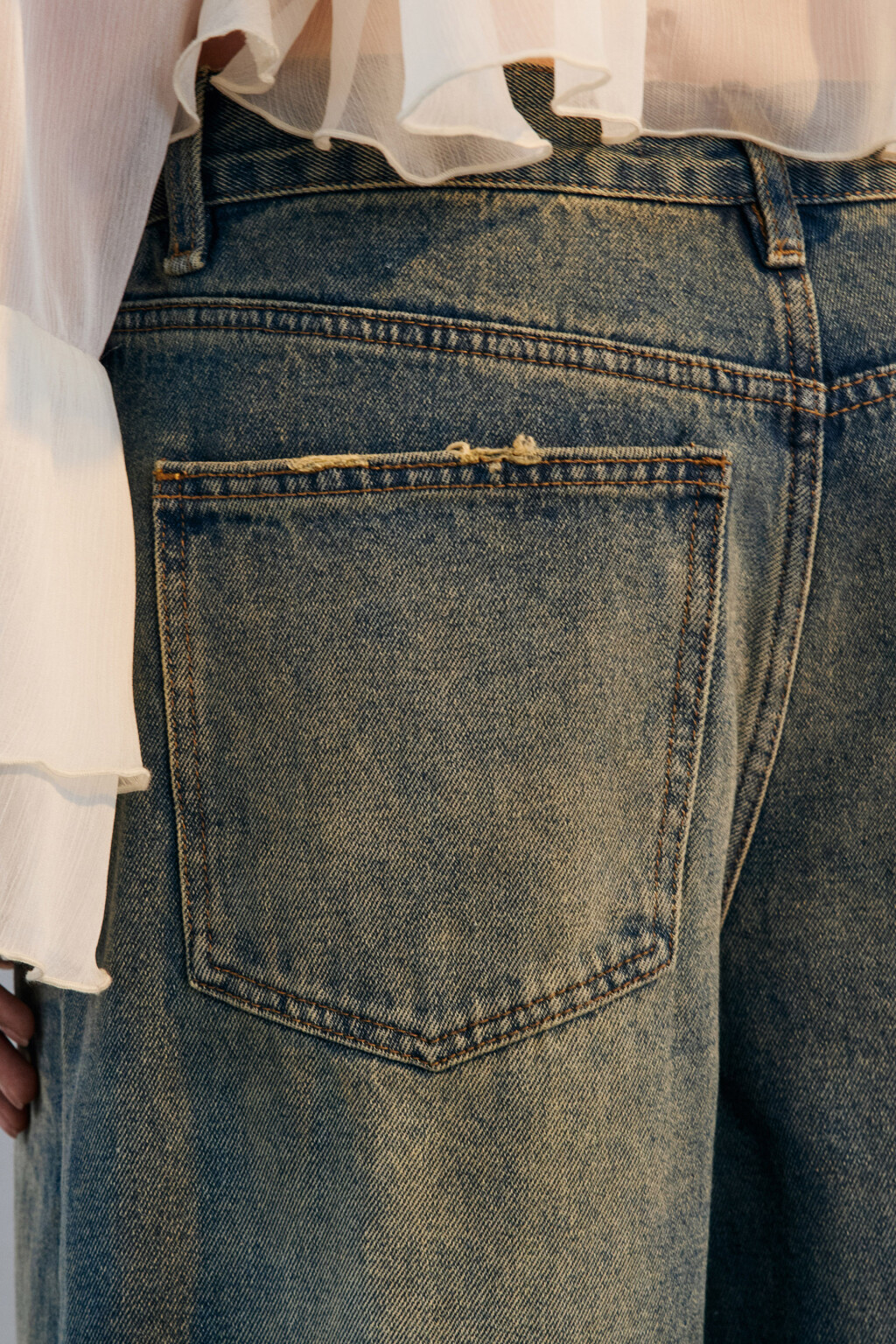 Джинсы baggy fit с низкой посадкой - цвет синий - 6