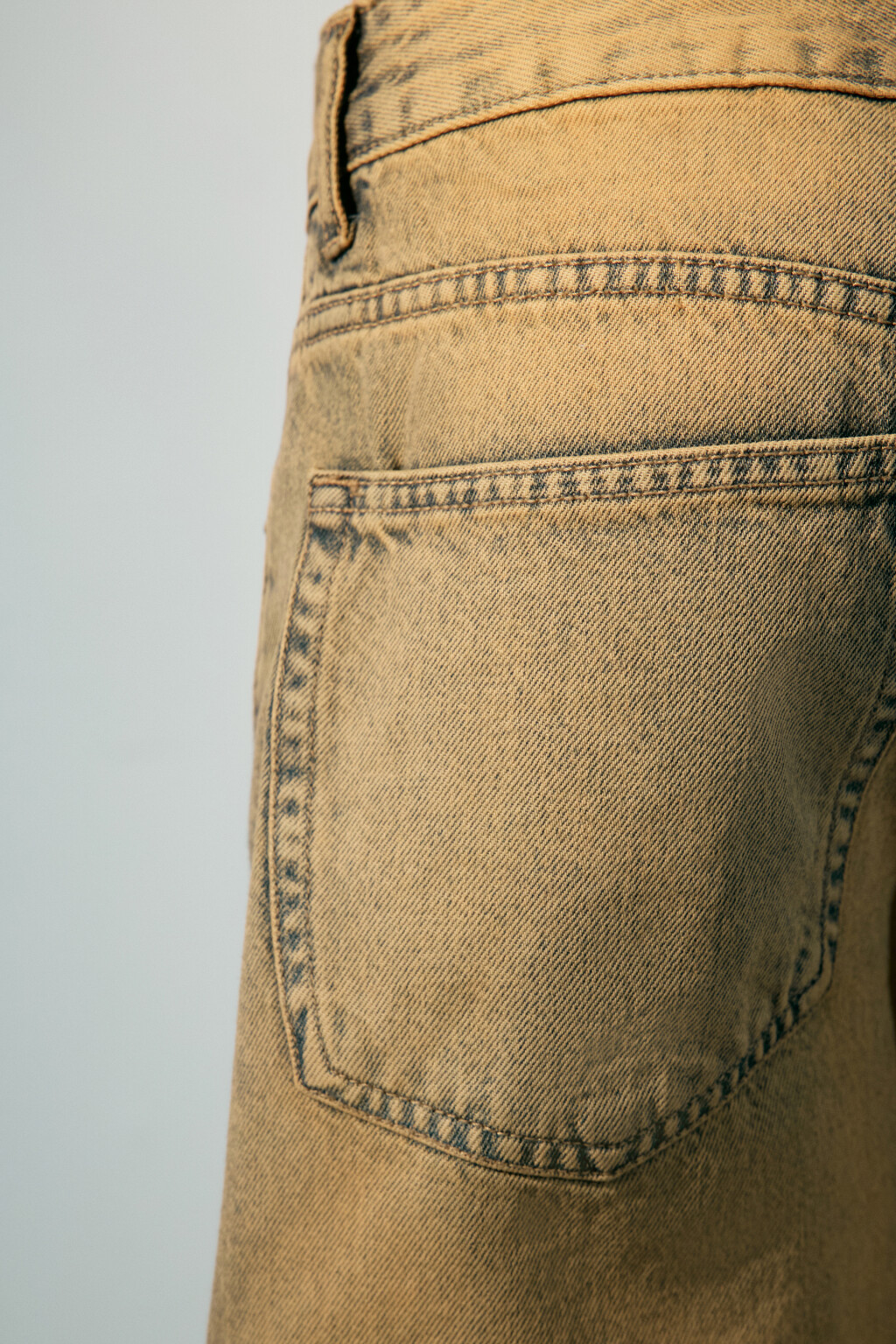 Шорты джинсовые с вареным эффектом - цвет темный тинт - 6