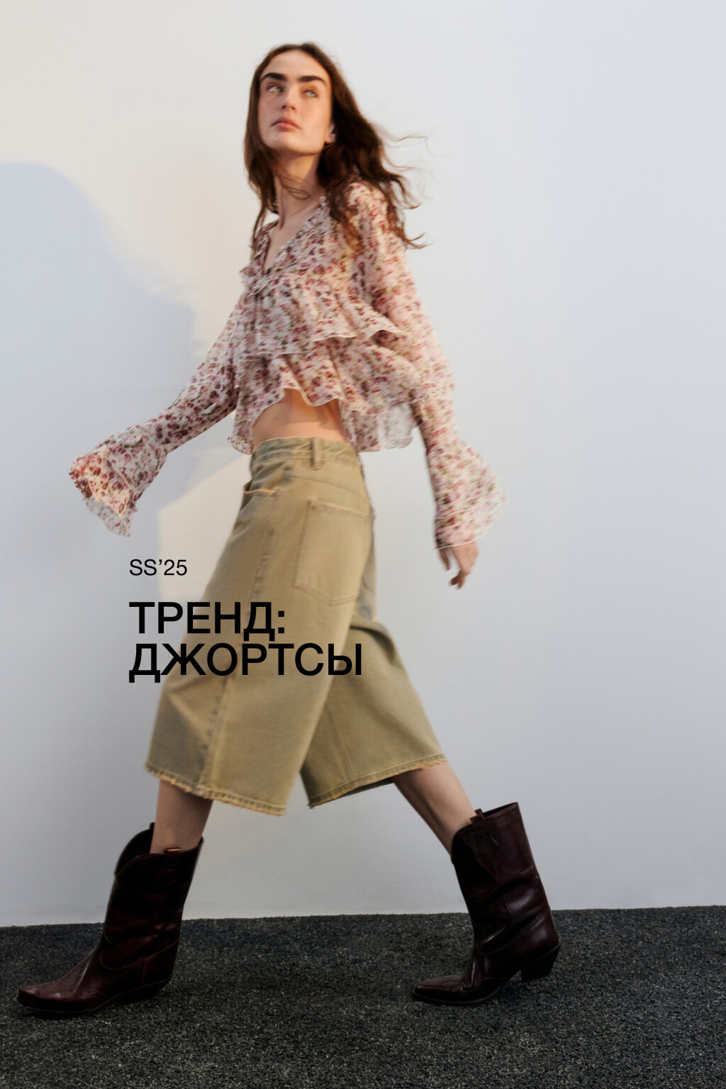 Шорты-бермуды джинсовые с вареным эффектом - цвет темный тинт - 1