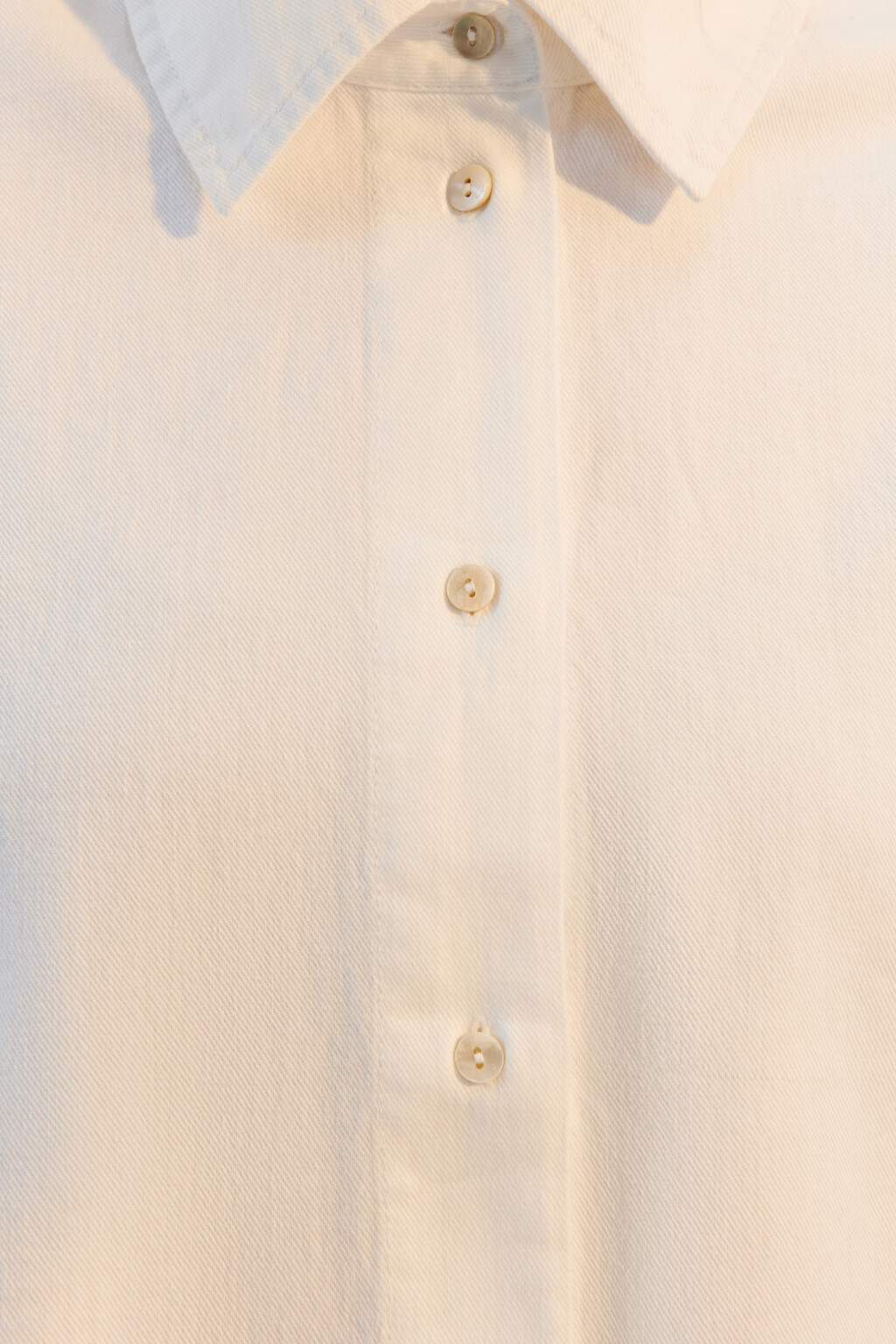 Рубашка джинсовая с коротким рукавом - цвет белый - 5