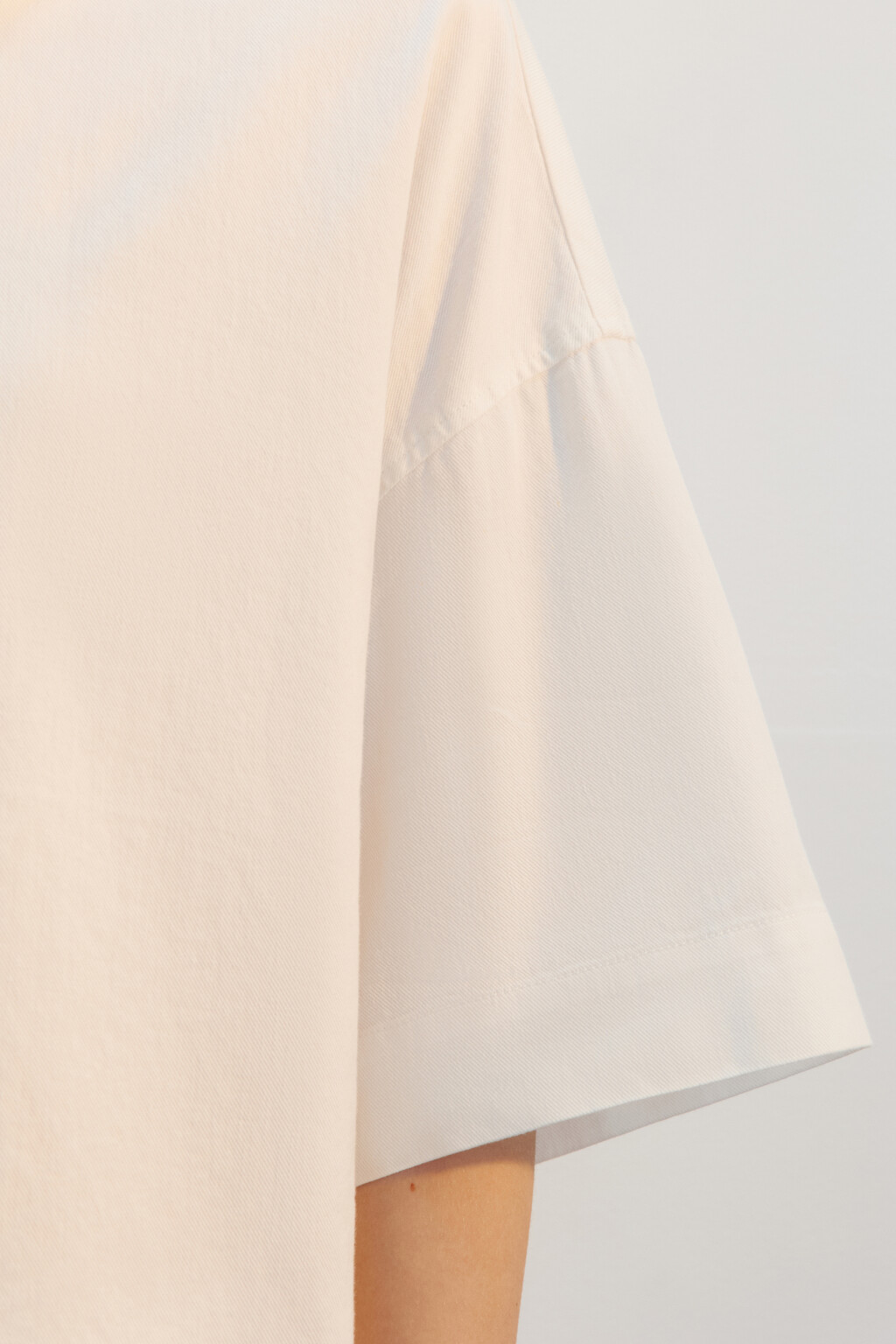 Рубашка джинсовая с коротким рукавом - цвет белый - 6