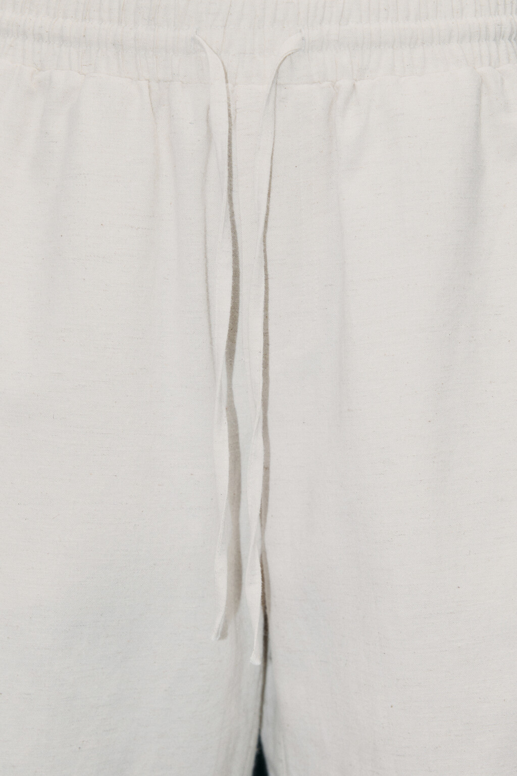 Шорты льняные с поясом на завязках - цвет бежевый - 6