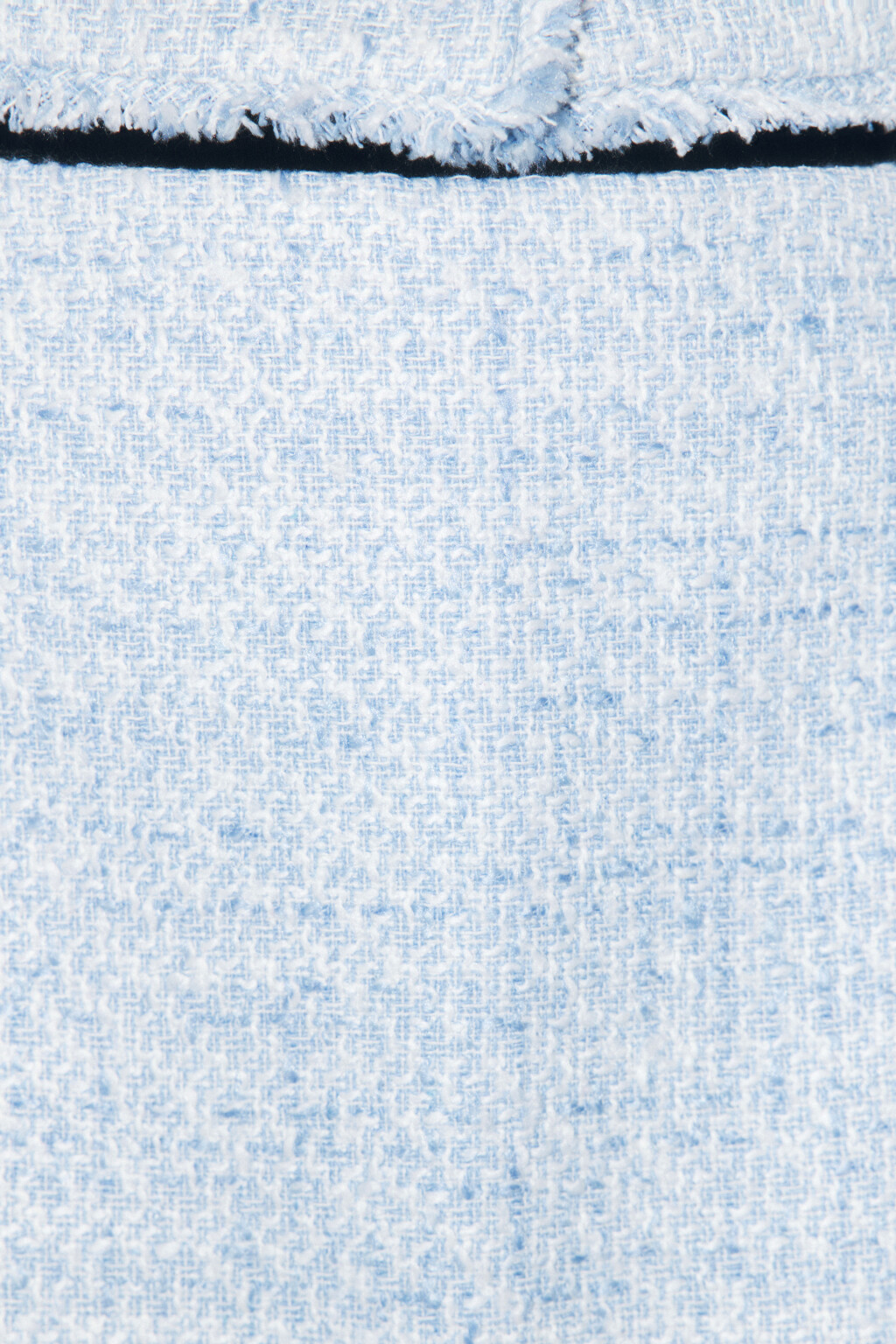 Юбка мини твидовая с высокой посадкой - цвет голубой - 7