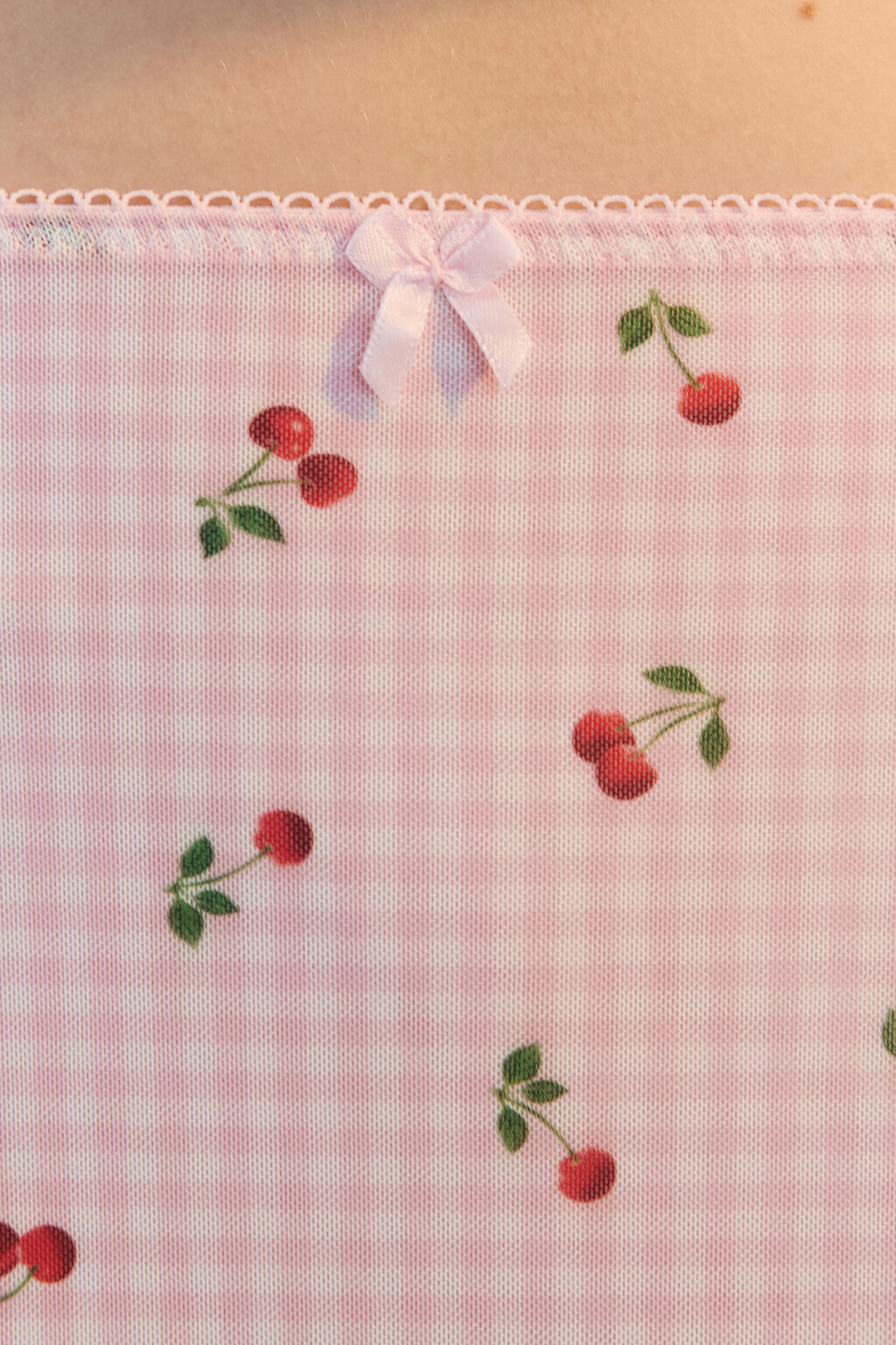 Юбка макси из сетки с принтом - цвет розовый - 5