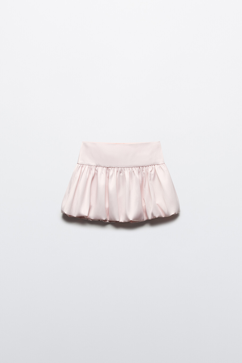 Юбка-шорты пышная атласная - цвет розовый - 9