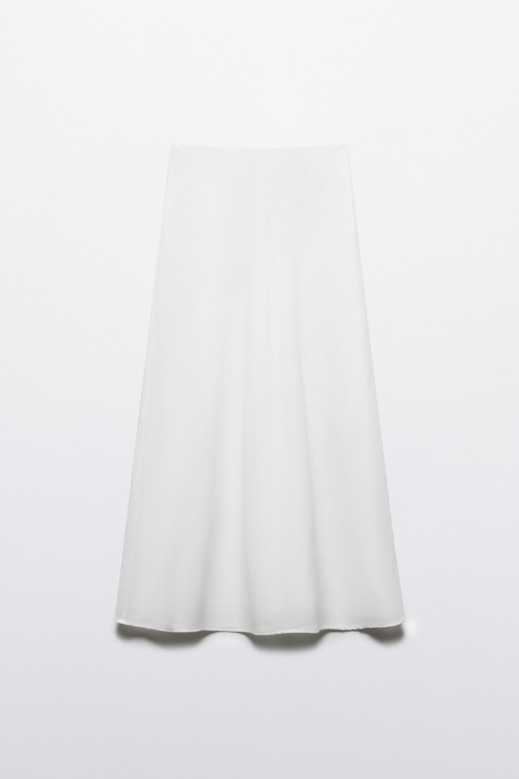 Юбка-годе макси с высокой посадкой - цвет белый - 7