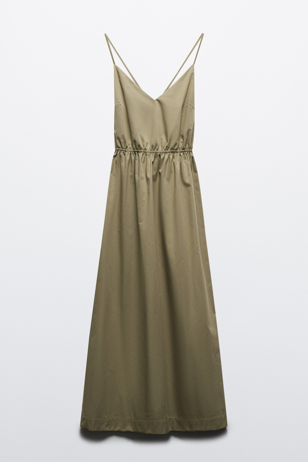 Сарафан на бретельках с открытой спиной - цвет зеленый - 8