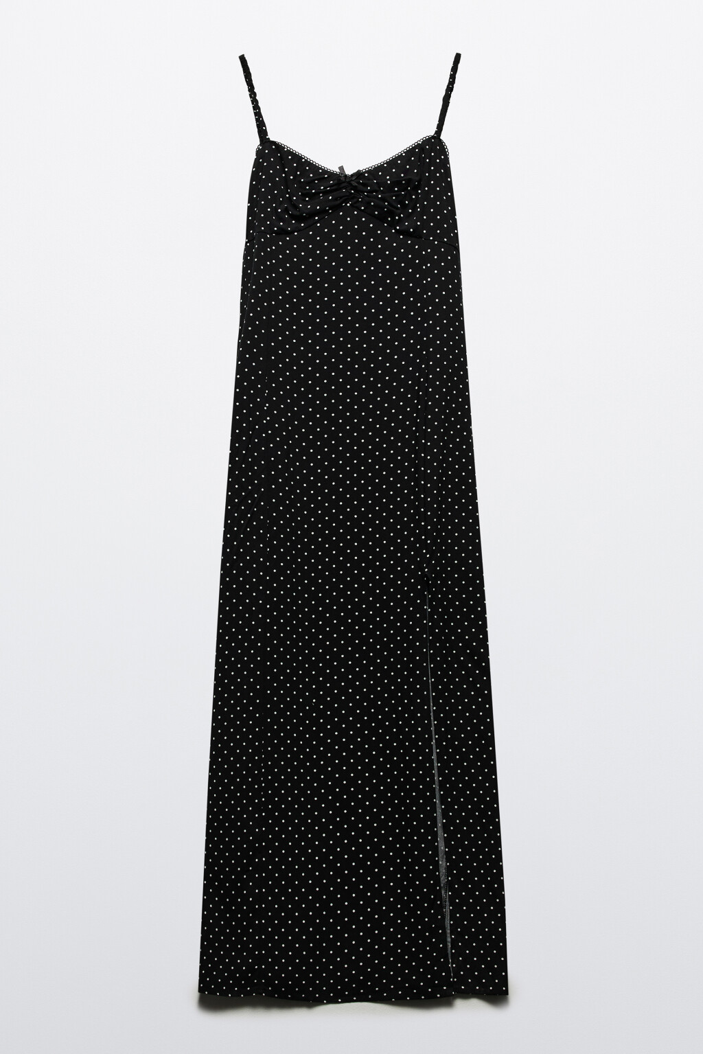 Сарафан макси вискозный с принтом - цвет черный - 9