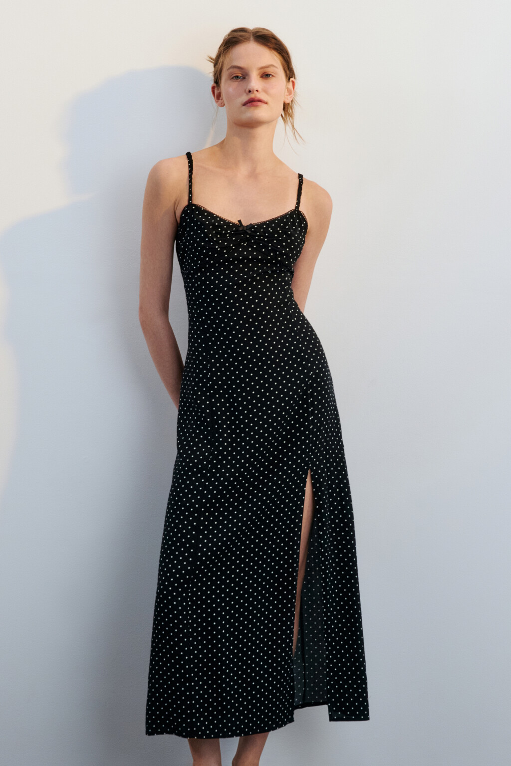 Сарафан макси вискозный с принтом - цвет черный - 8