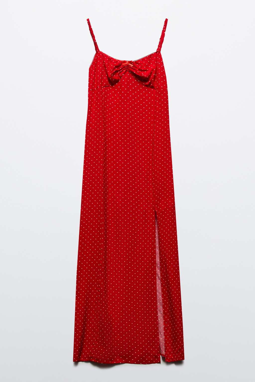 Сарафан макси вискозный с принтом - цвет красный - 8