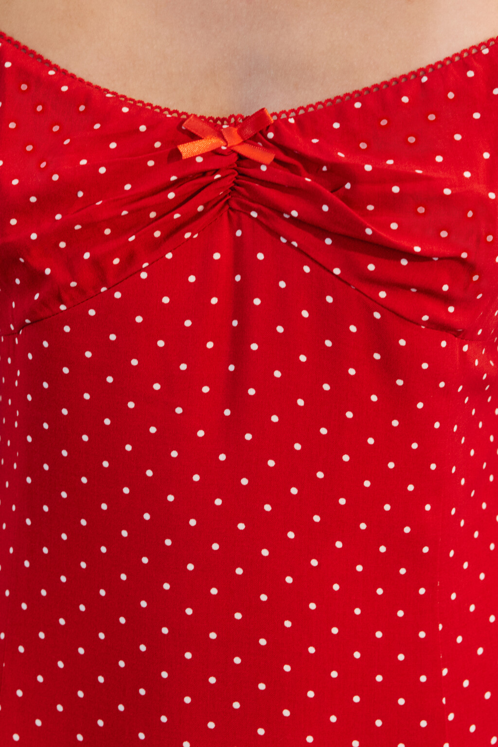 Сарафан макси вискозный с принтом - цвет красный - 6