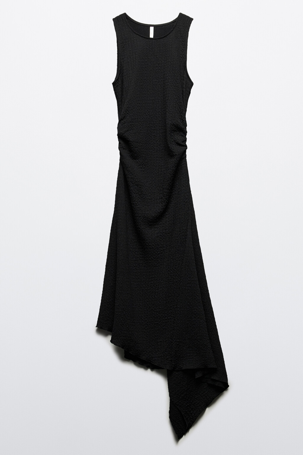 Платье-майка облегающее с асимметричным низом - цвет черный - 9