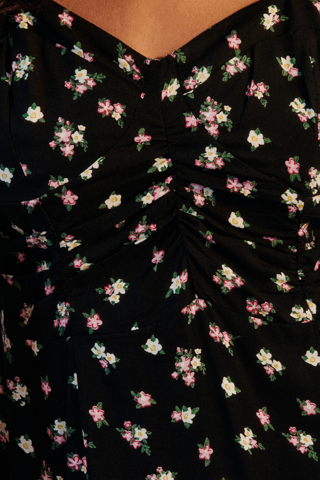 Платье миди облегающее на бретелях - цвет черный - 5