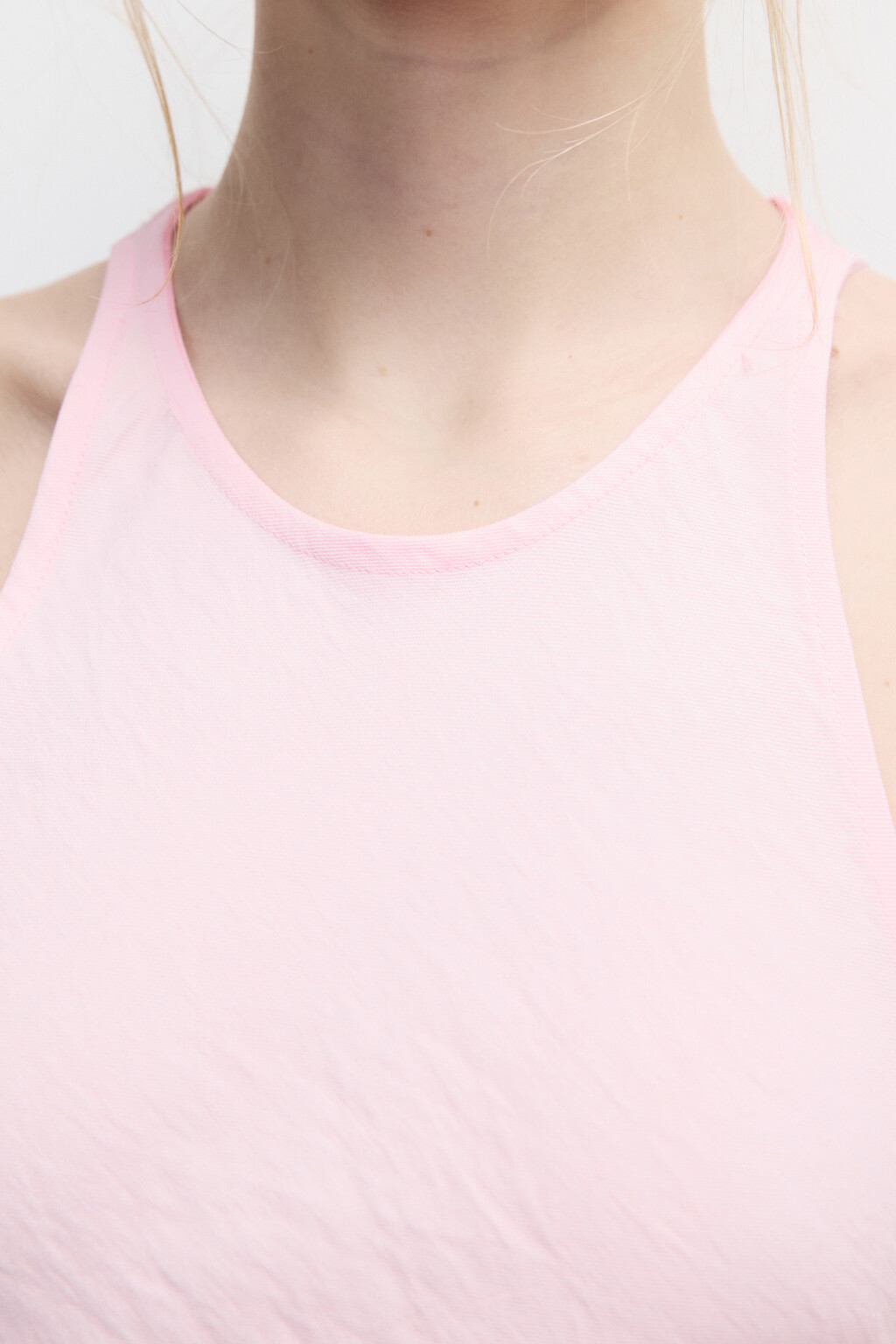 Платье миди облегающее из вискозы - цвет розовый - 5