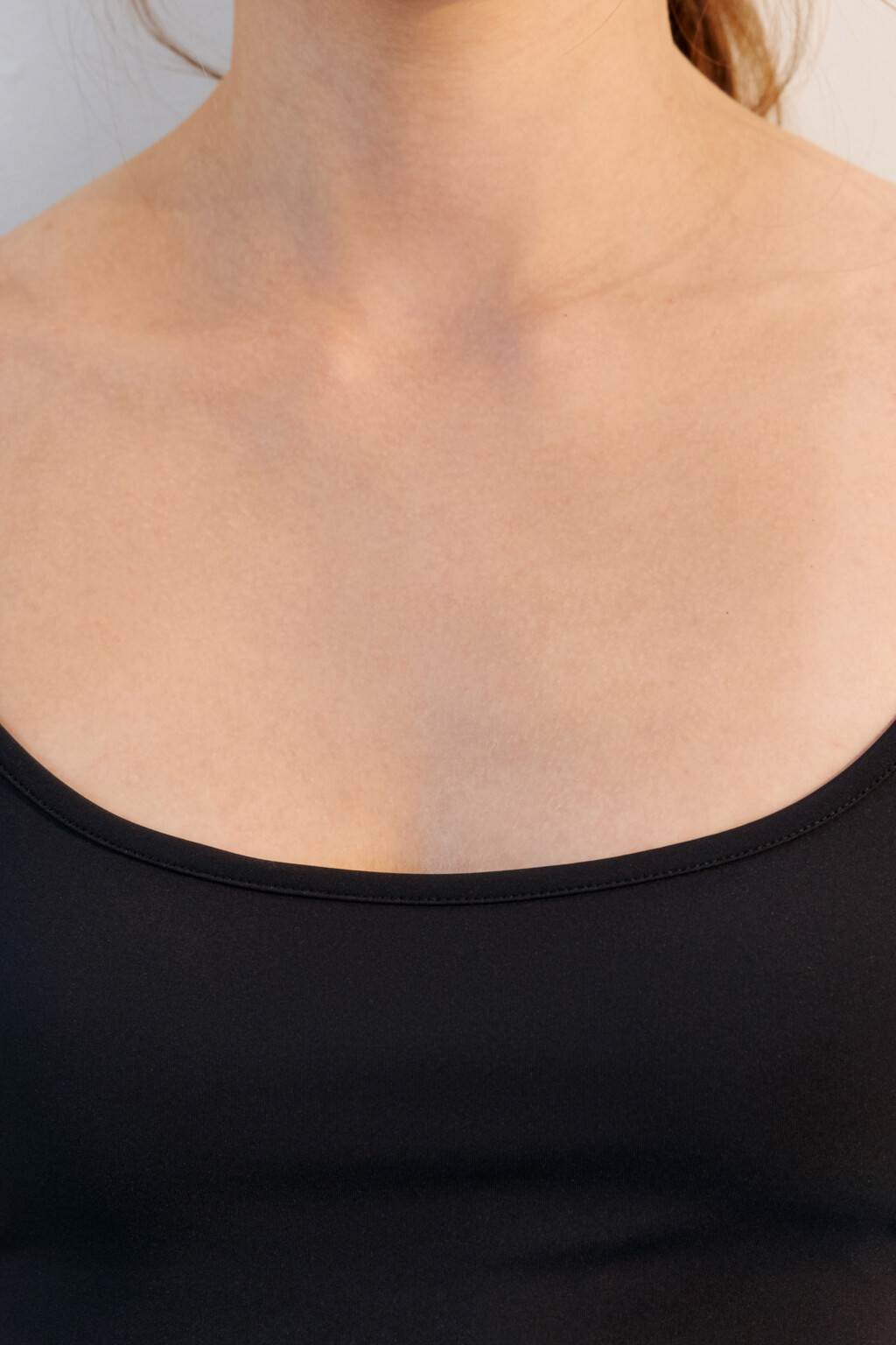 Платье макси облегающее на бретельках - цвет черный - 5