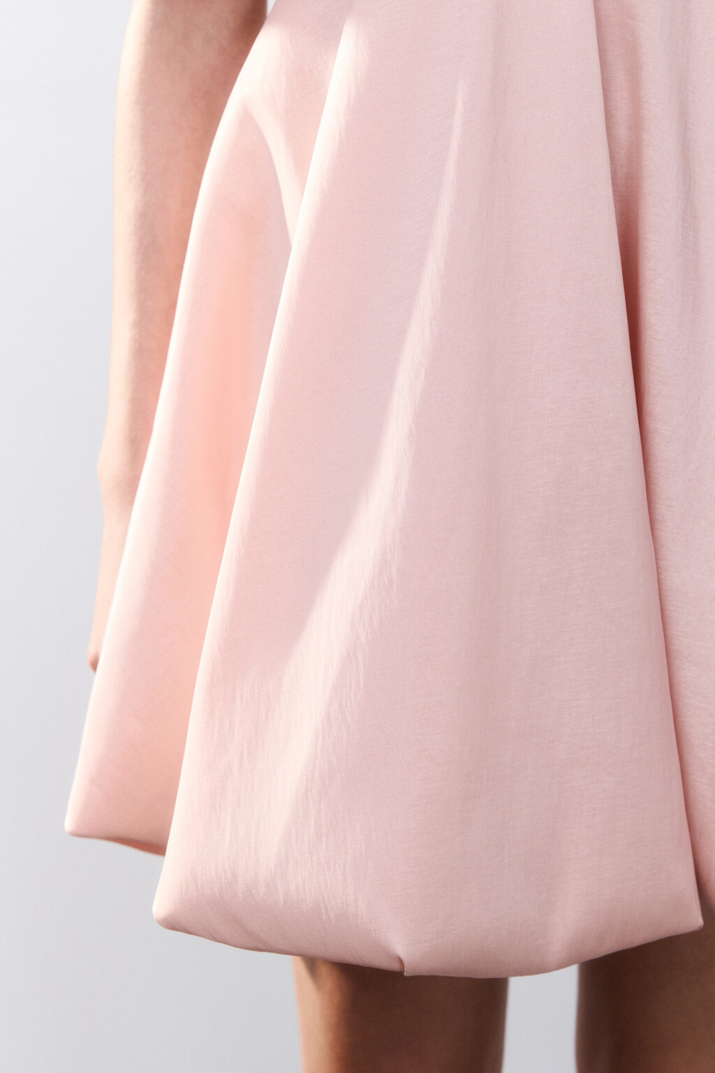 Платье бэби-долл с пышными рукавами и юбкой - цвет оранжевый - 6