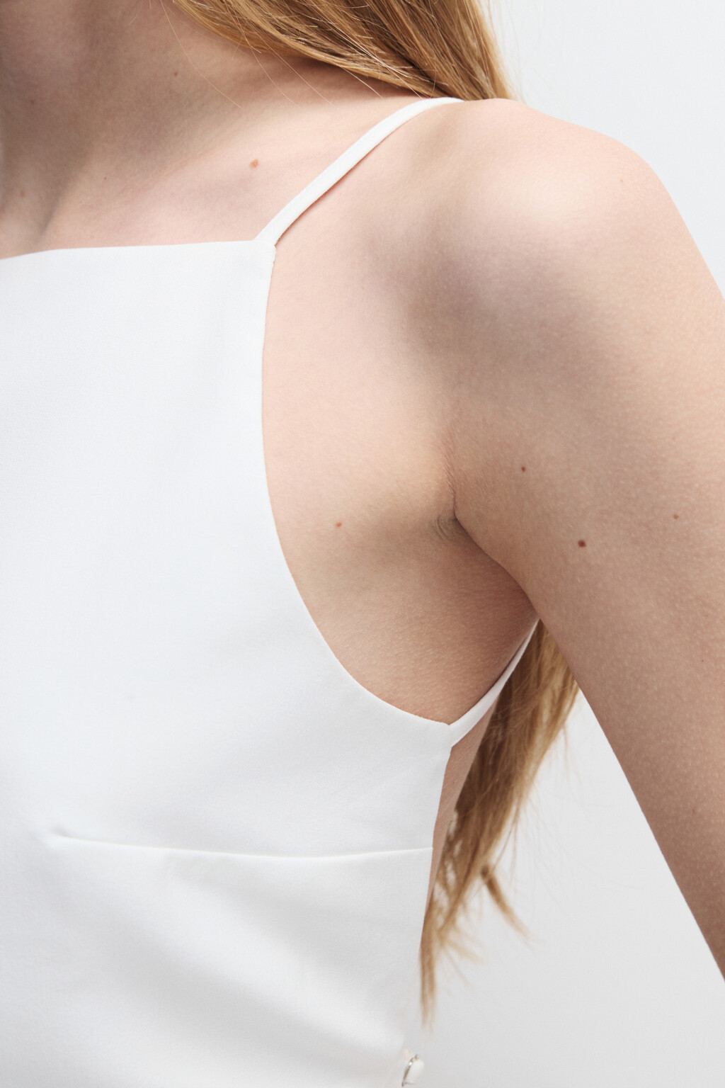 Топ на бретелях с открытой спиной - цвет белый - 7