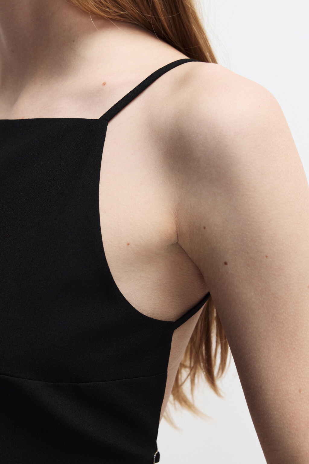 Топ на бретелях с открытой спиной - цвет черный - 7