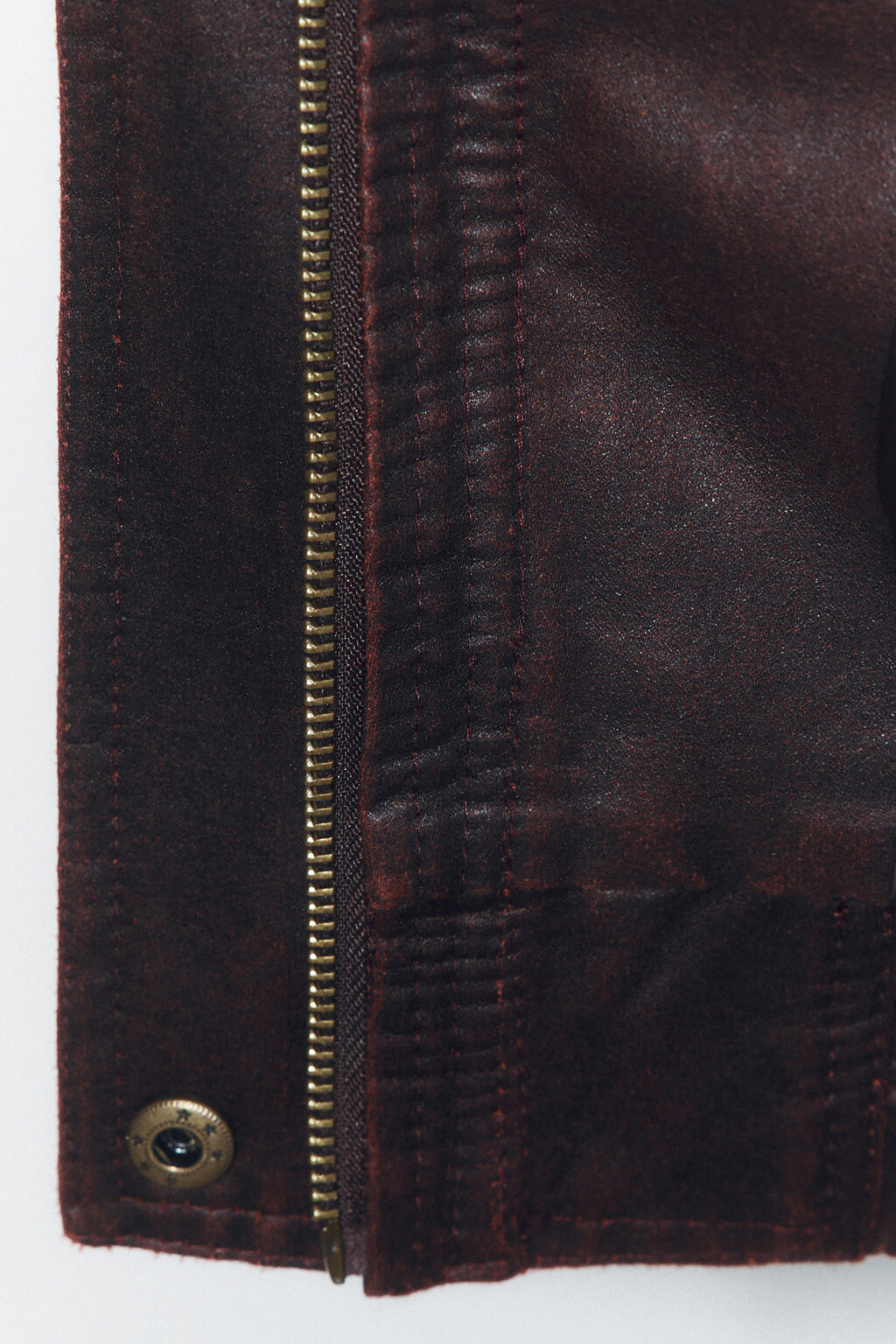 Куртка-бомбер с вельветовым воротником - цвет бежевый - 8