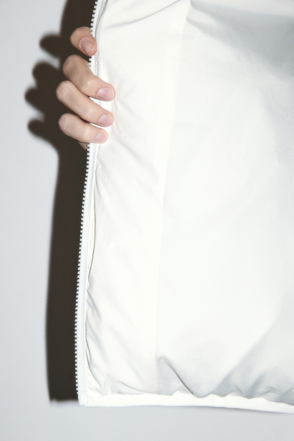 Куртка-бомбер стеганая на утеплителе - цвет белый - 7