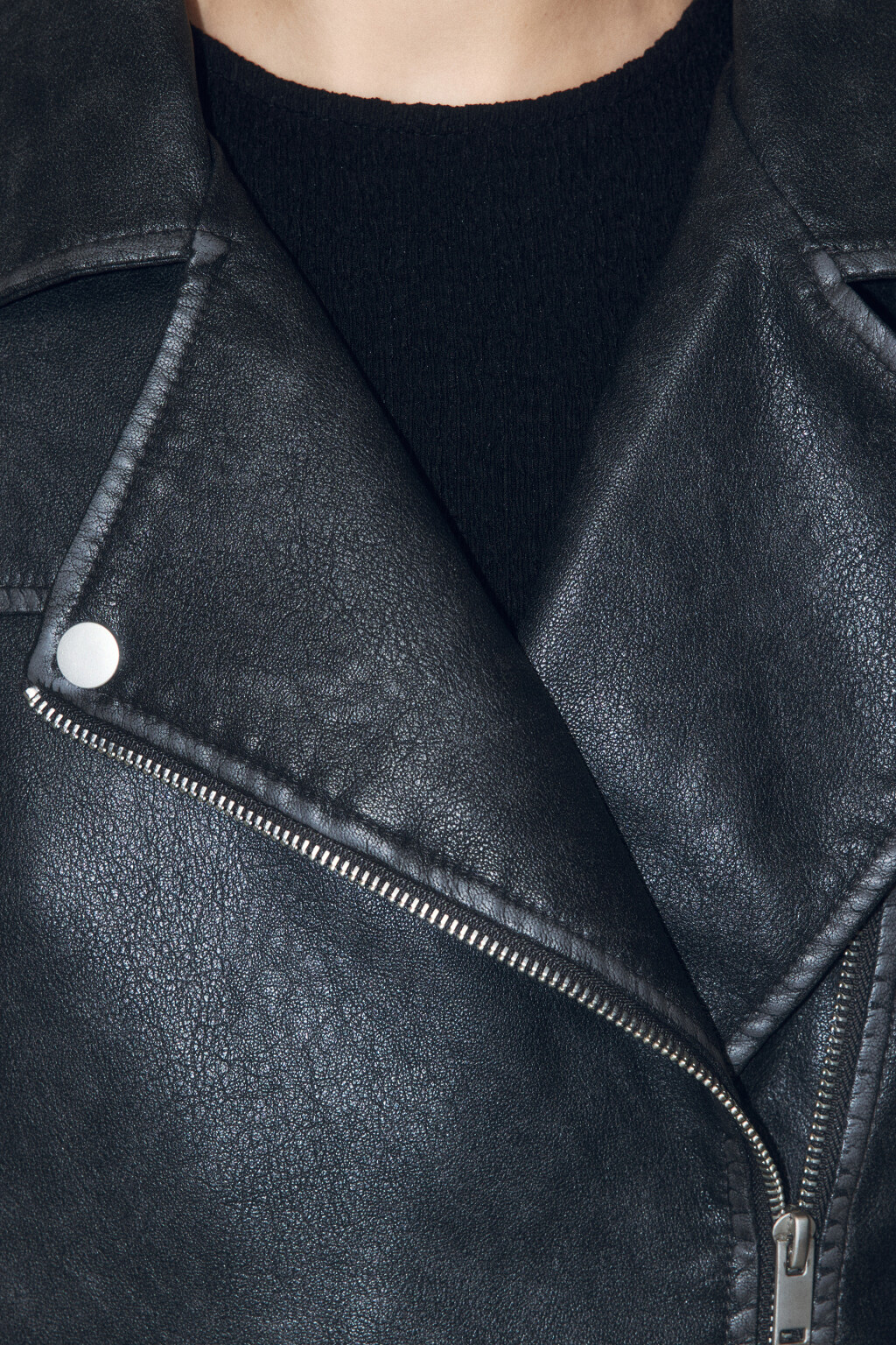 Куртка-косуха oversize с вареным эффектом - цвет серый - 6