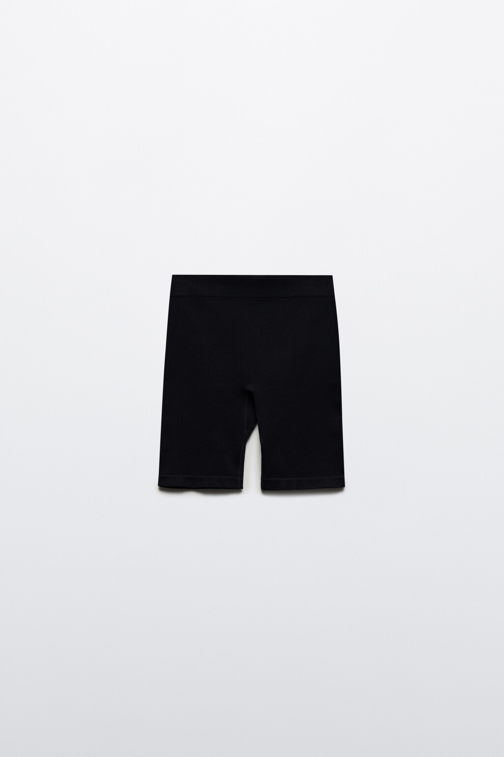 Шорты-велосипедки спортивные в рубчик - цвет черный - 7