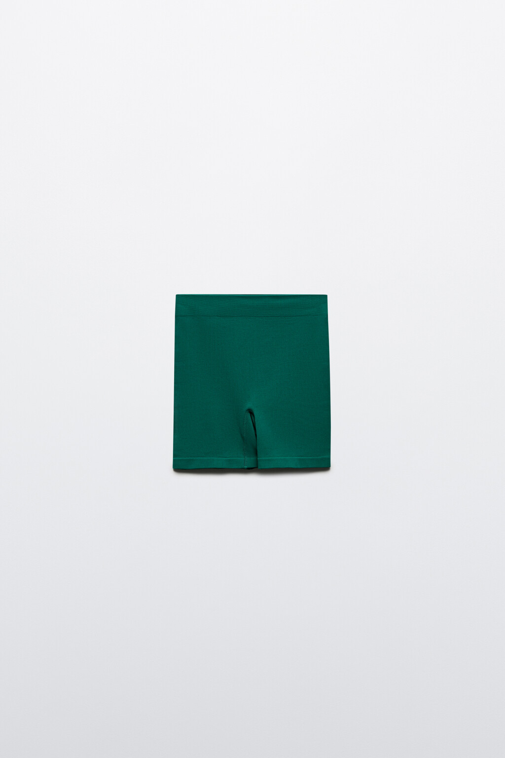 Шорты-велосипедки спортивные в рубчик - цвет зеленый - 7