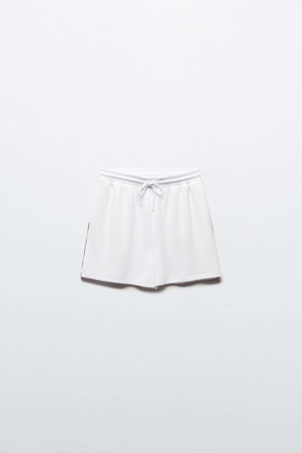 Шорты спортивные с лампасами - цвет ванильный - 8