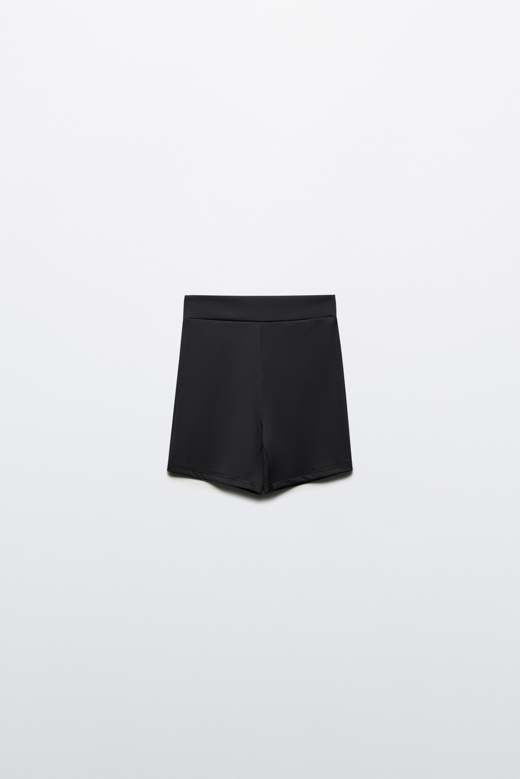 Шорты-велосипедки спортивные гладкие - цвет черный - 8