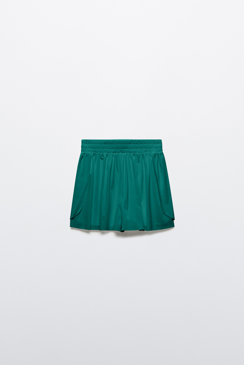 Шорты спортивные свободного кроя - цвет зеленый - 7