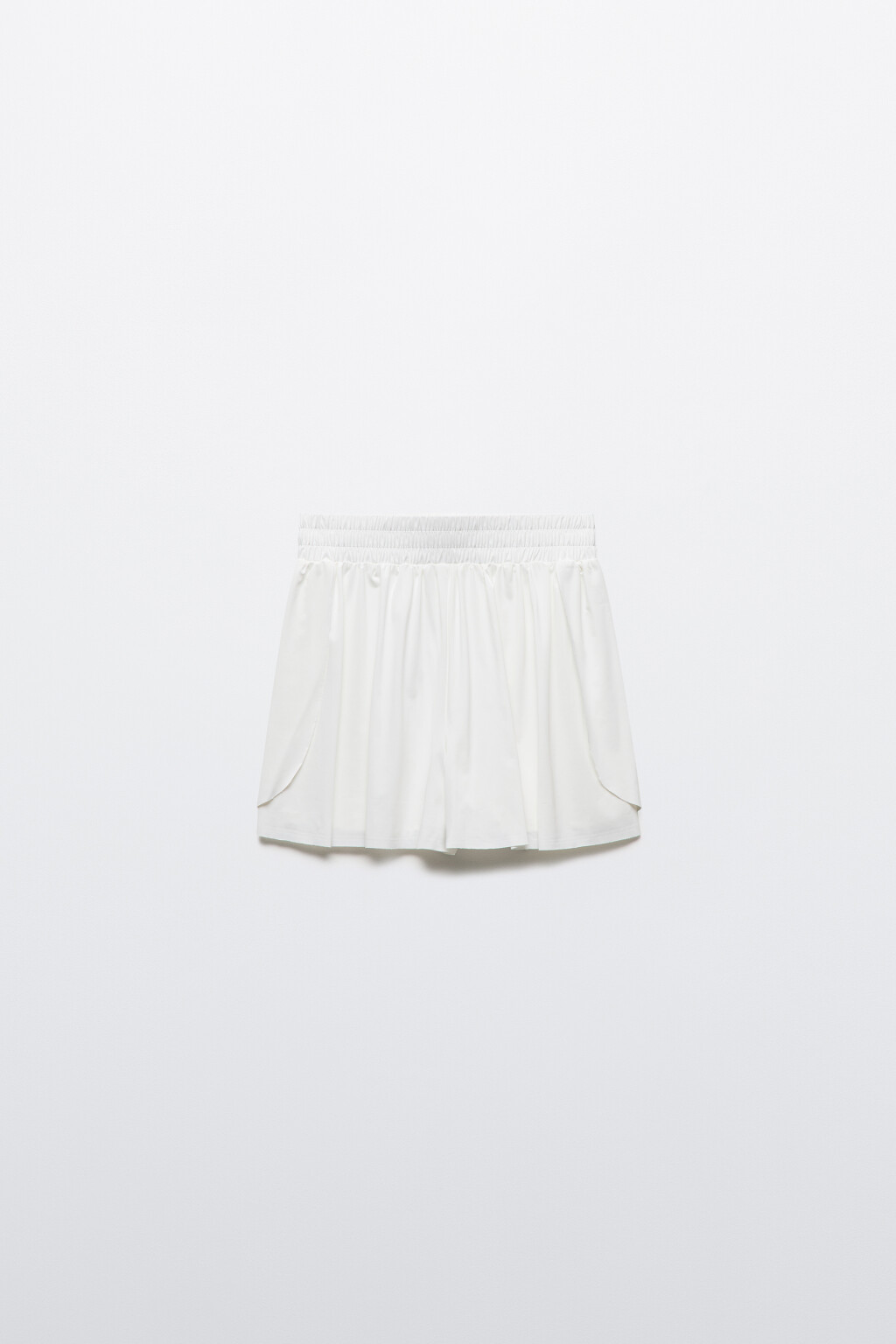 Шорты спортивные свободного кроя - цвет ванильный - 7