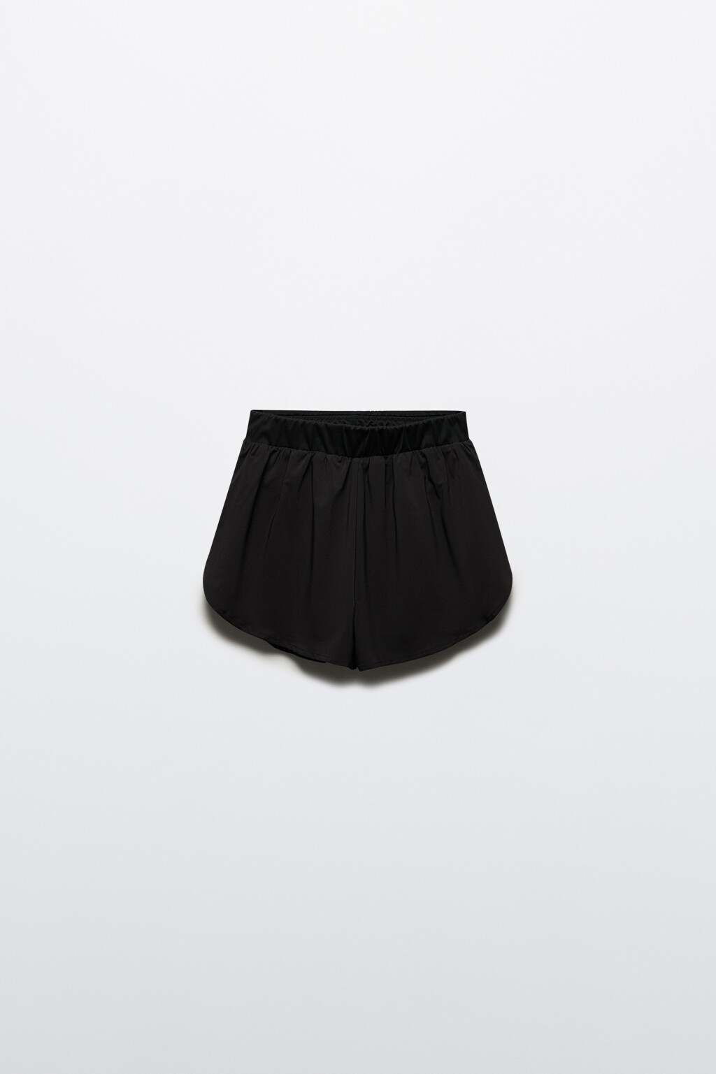 Шорты спортивные гладкие - цвет черный - 7