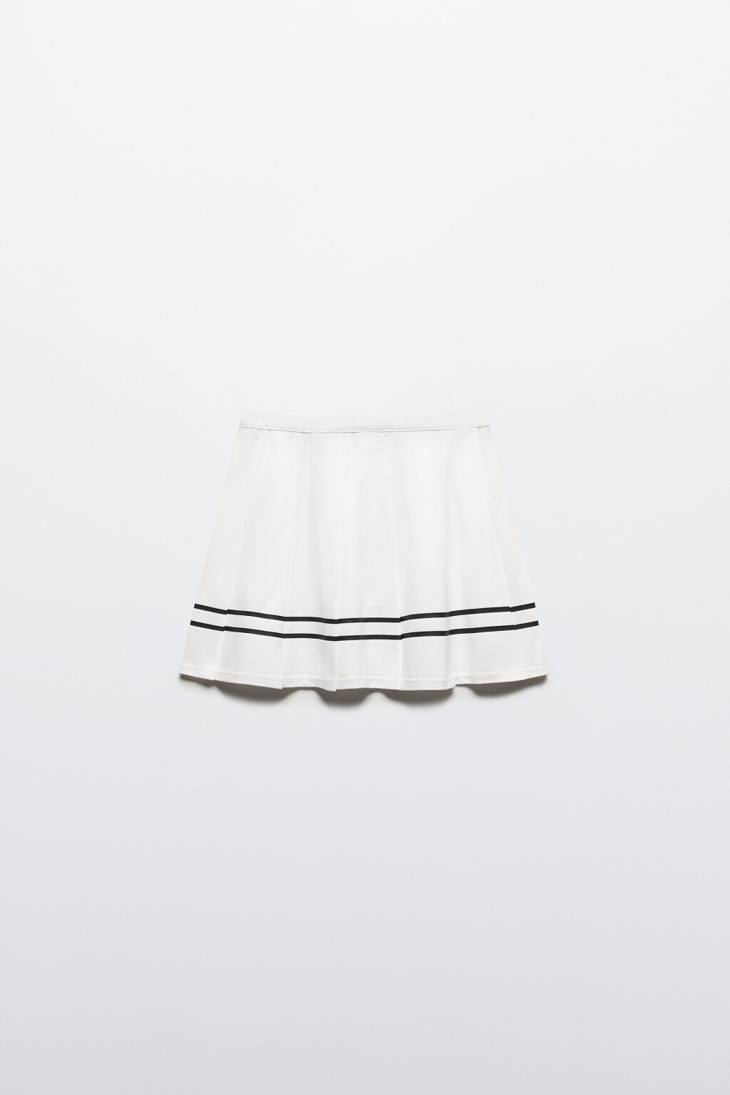 Юбка теннисная в крупную складку - цвет ванильный - 7