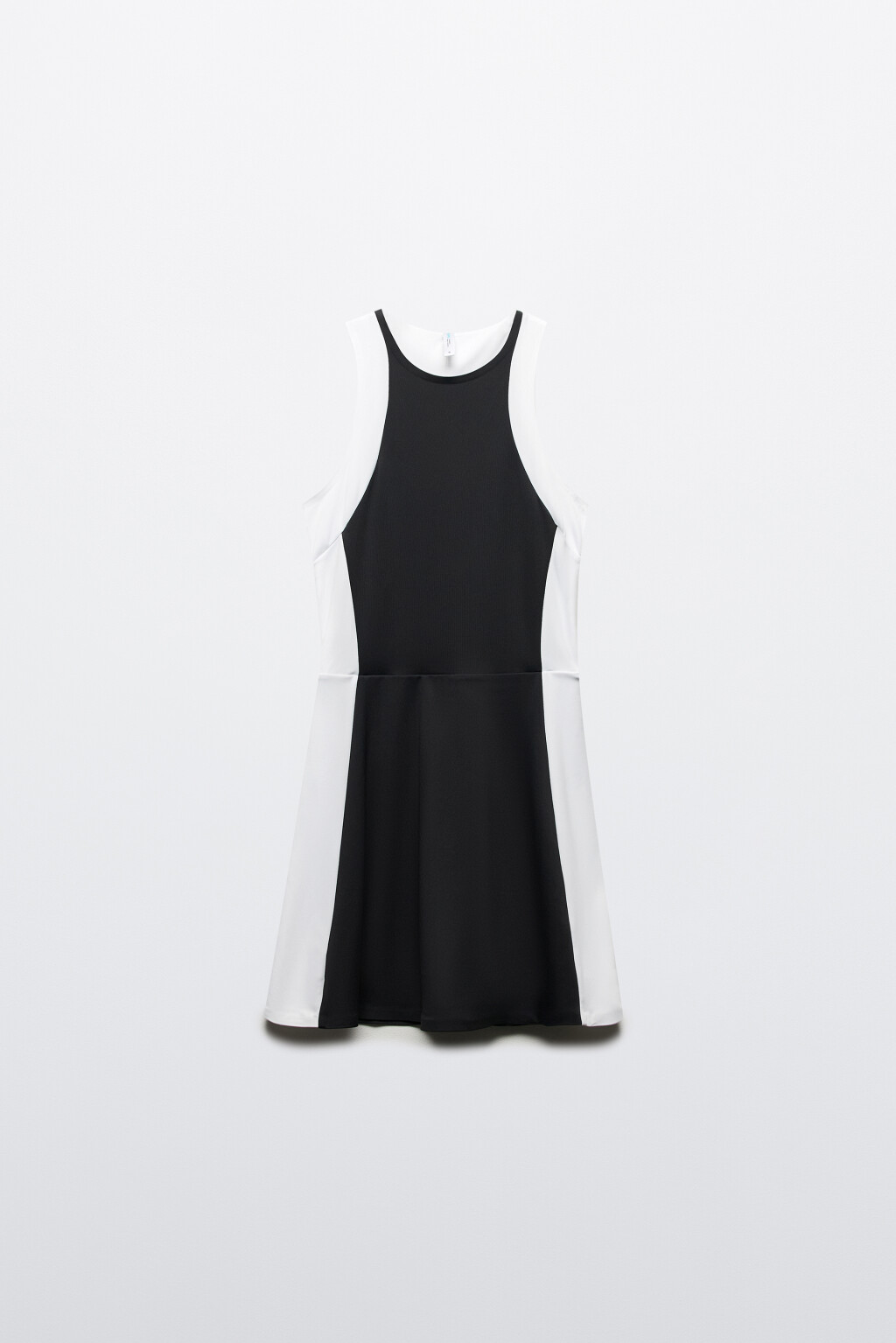 Платье спортивное с велосипедками - цвет черный - 8