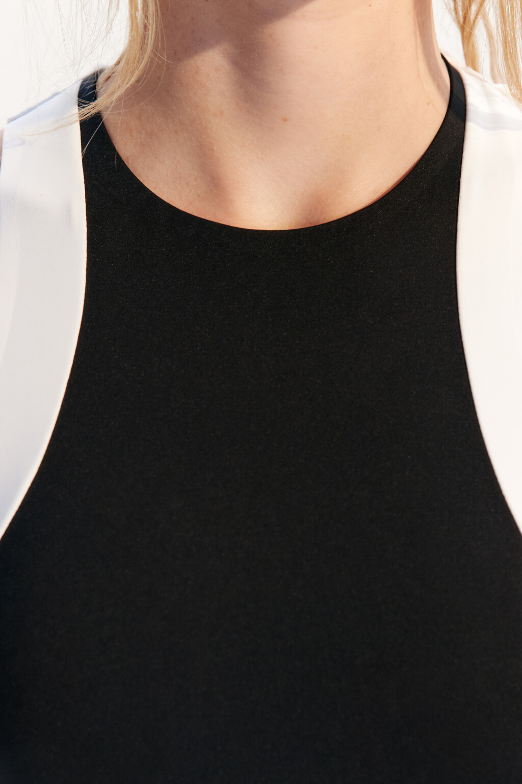 Платье спортивное с велосипедками - цвет черный - 6