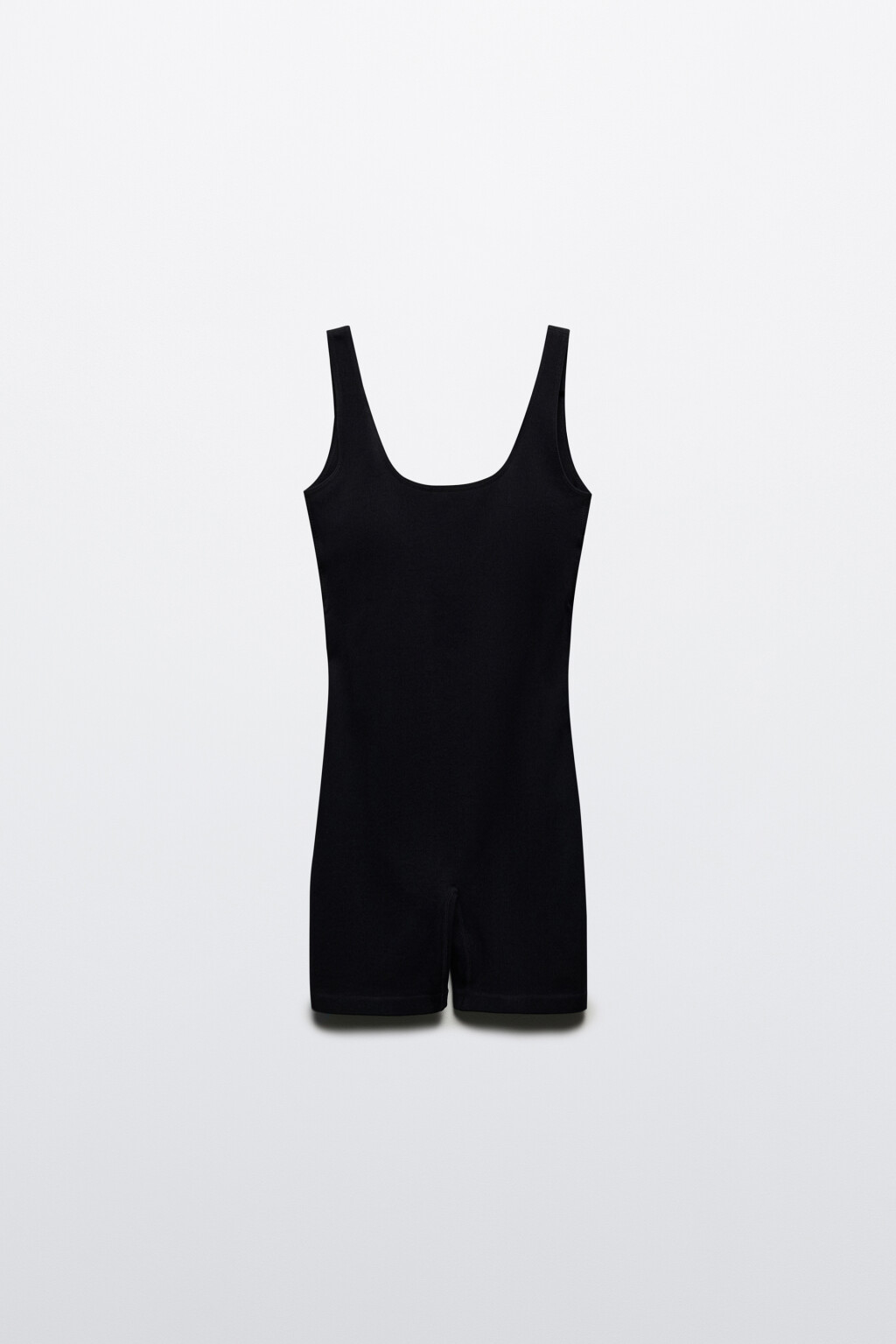 Комбинезон спортивный в рубчик - цвет черный - 8