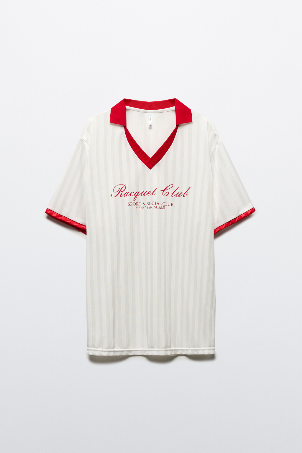 Футболка-джерси атласная с принтом - цвет ванильный - 10