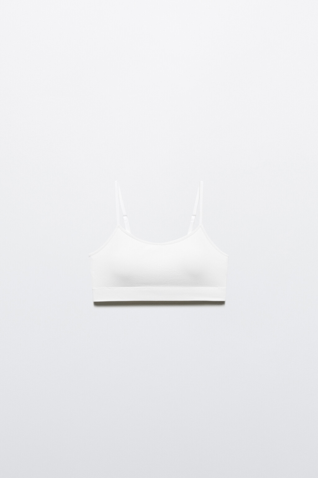 Топ-бюстгальтер спортивный на бретельках - цвет ванильный - 8