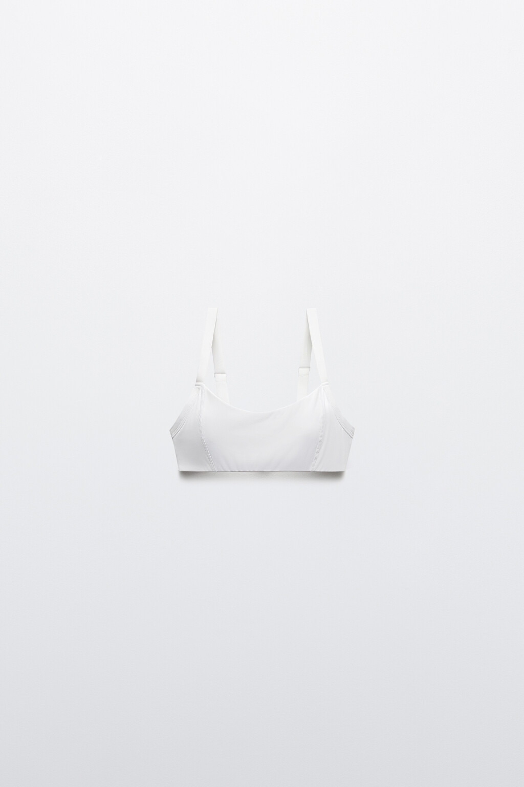 Топ-бюстгальтер спортивный на бретельках - цвет ванильный - 8