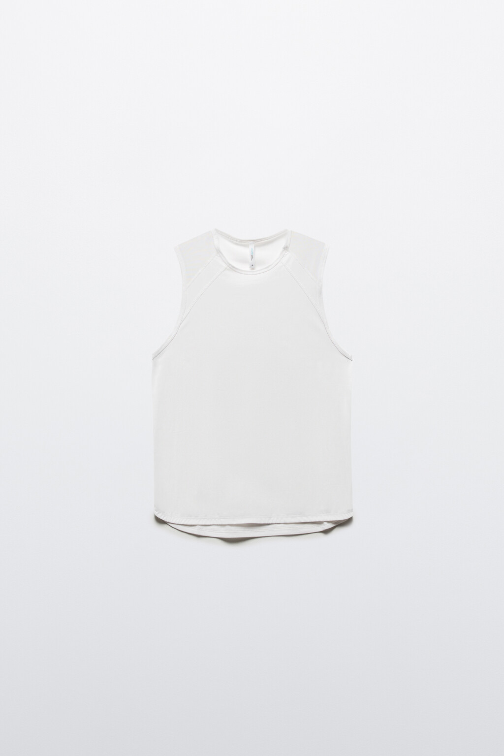 Майка спортивная из сетки - цвет ванильный - 7