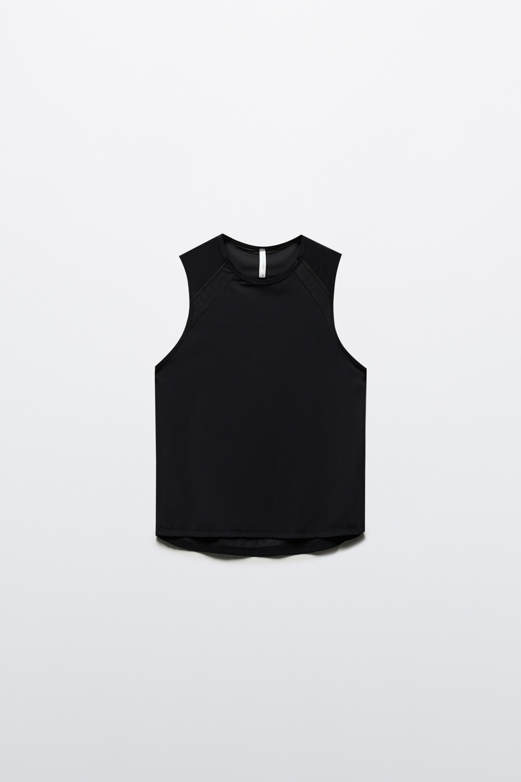 Майка спортивная из сетки - цвет черный - 7