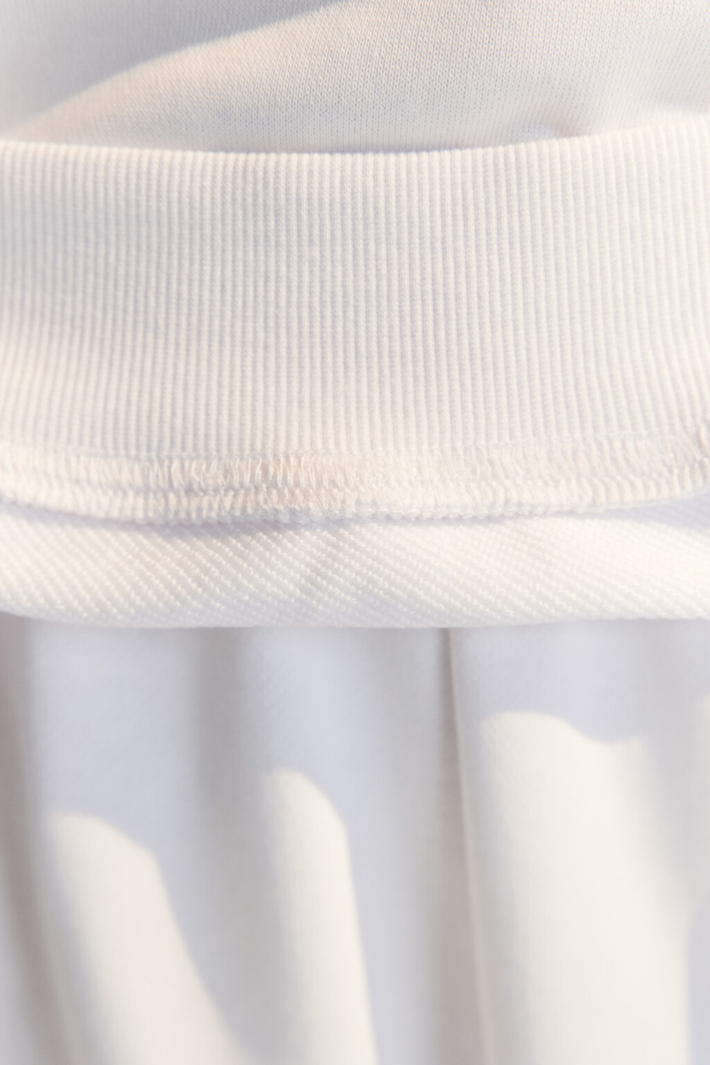 Свитшот oversize трикотажный с принтом - цвет ванильный - 8