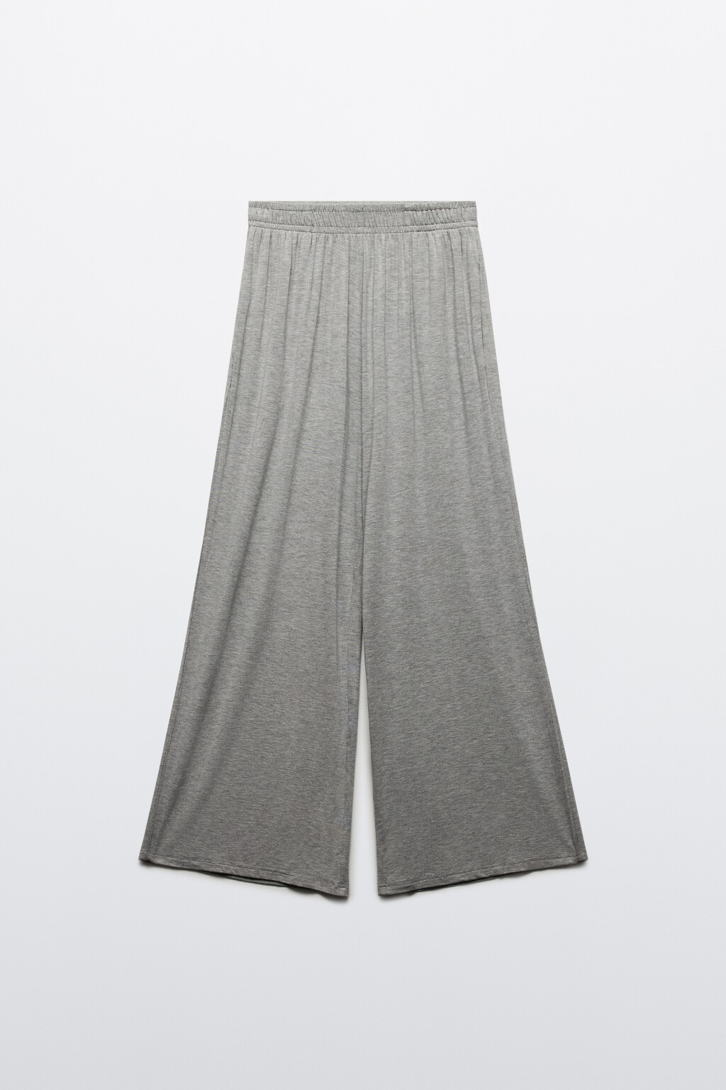 Брюки домашние широкие из вискозы - цвет серый - 6