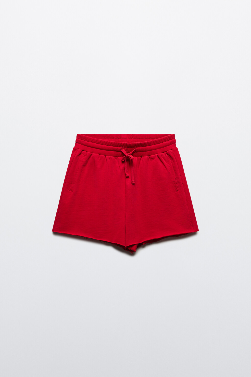 Шорты домашние трикотажные - цвет красный - 7