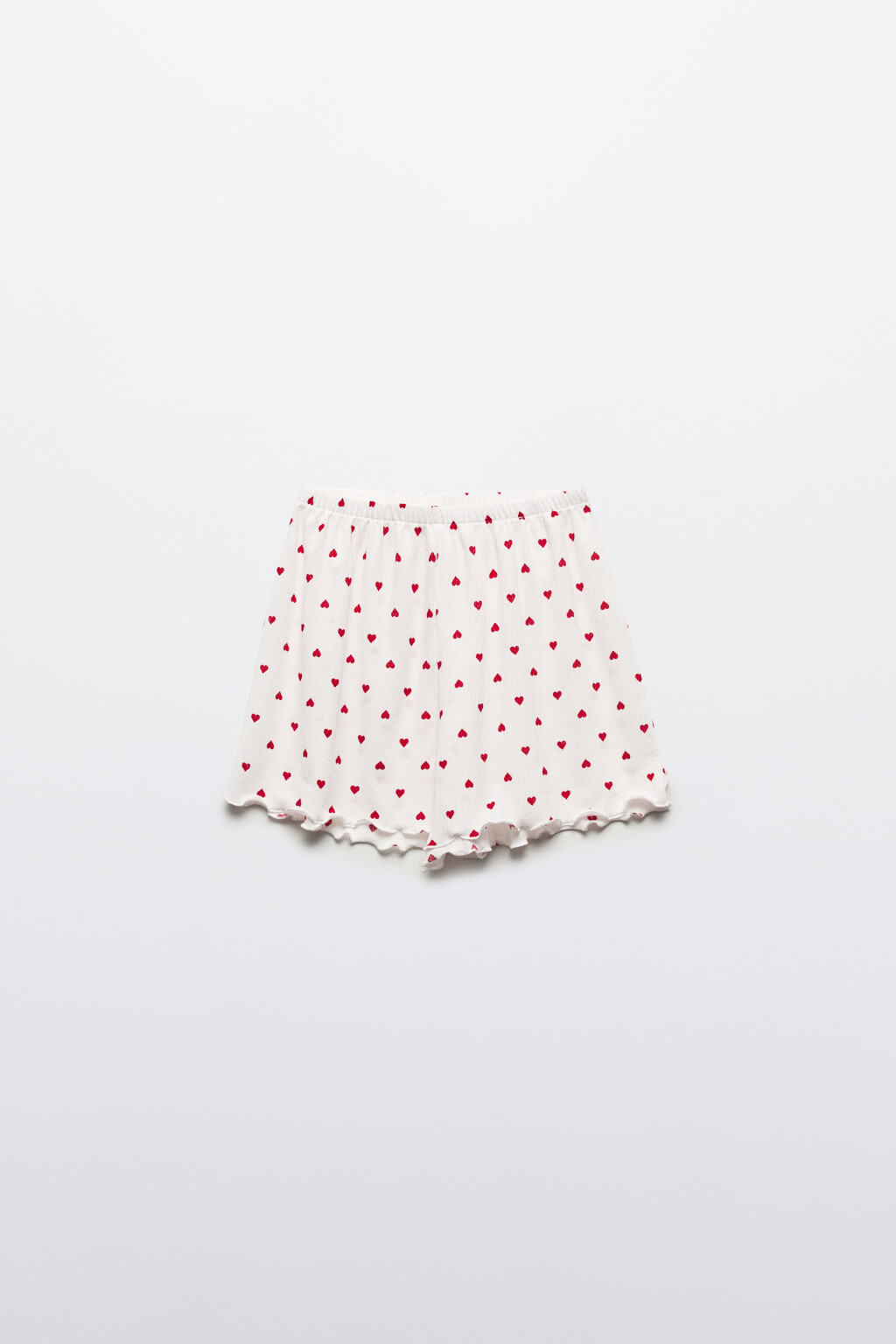 Шорты домашние в сердечко - цвет красный - 7