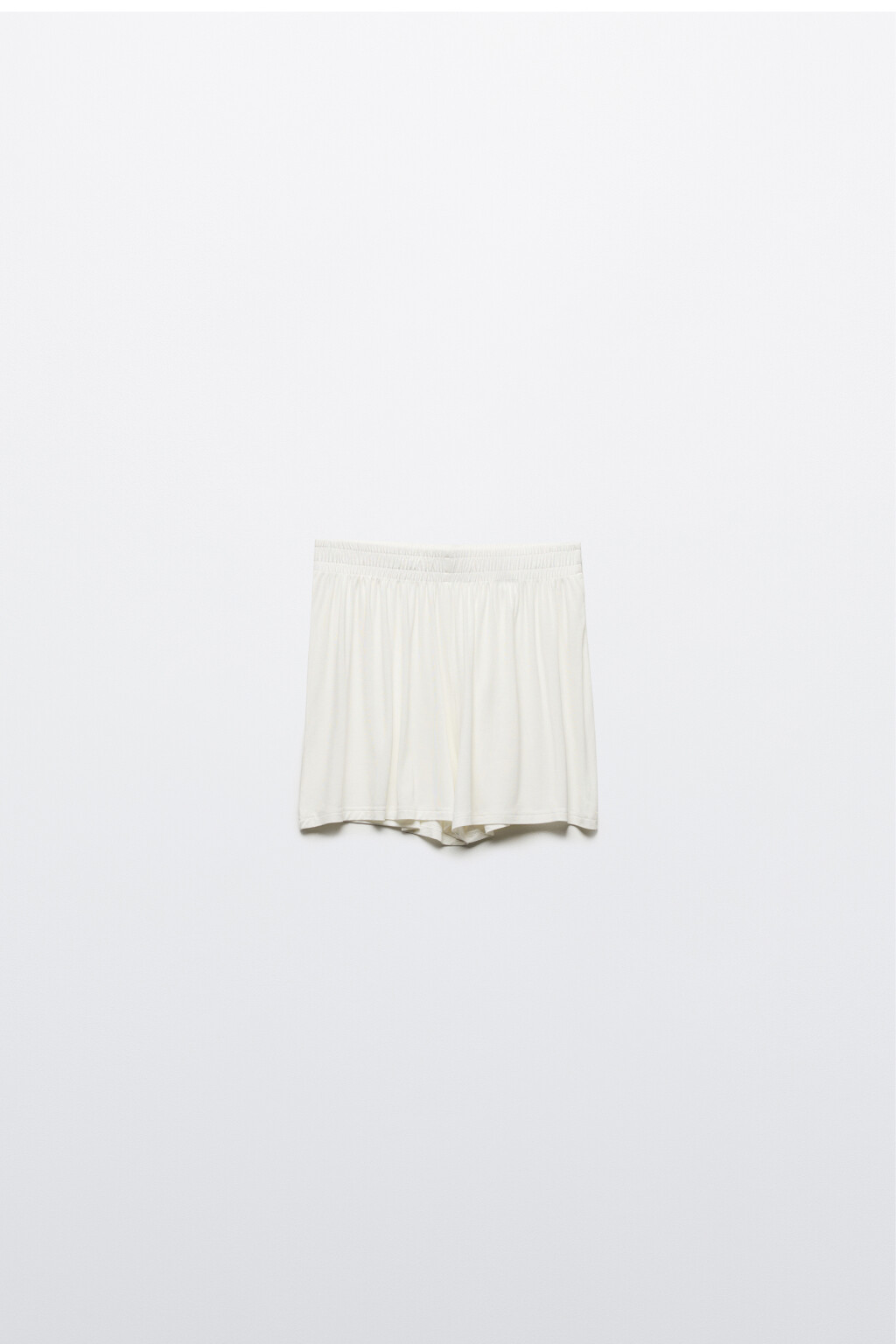 Шорты домашние свободные из вискозы - цвет ванильный - 7