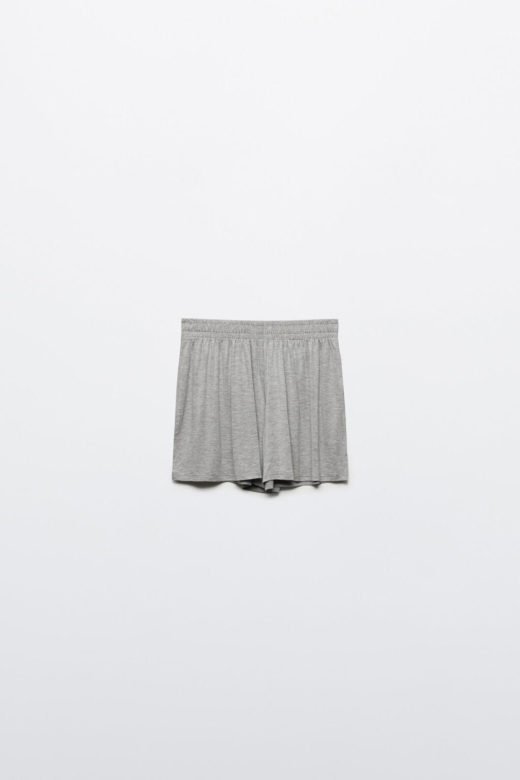 Шорты домашние свободные из вискозы - цвет серый - 6